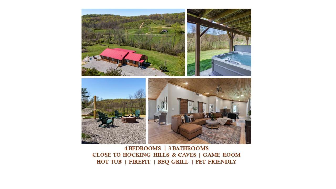 Spacious Cabin Near Hocking Hills And Caves With Hot Tub And Firepit Laurelville Exterior foto